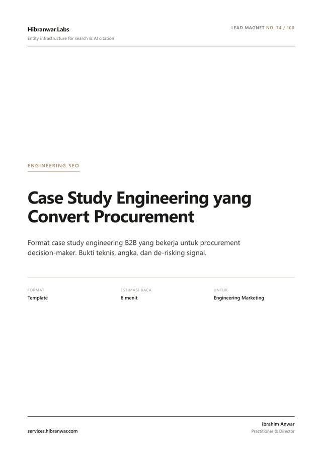 Case Study Engineering yang Convert Procurement