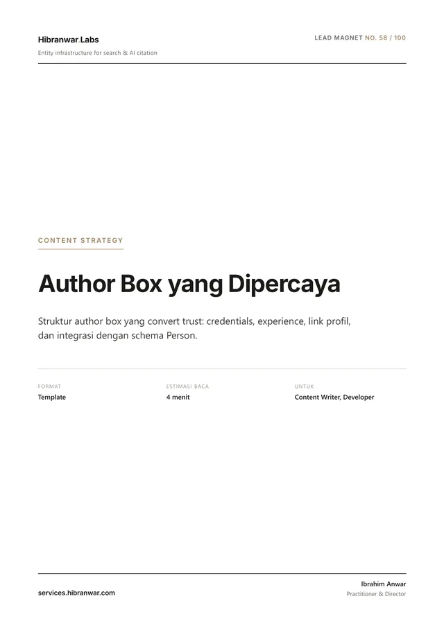 Author Box yang Dipercaya